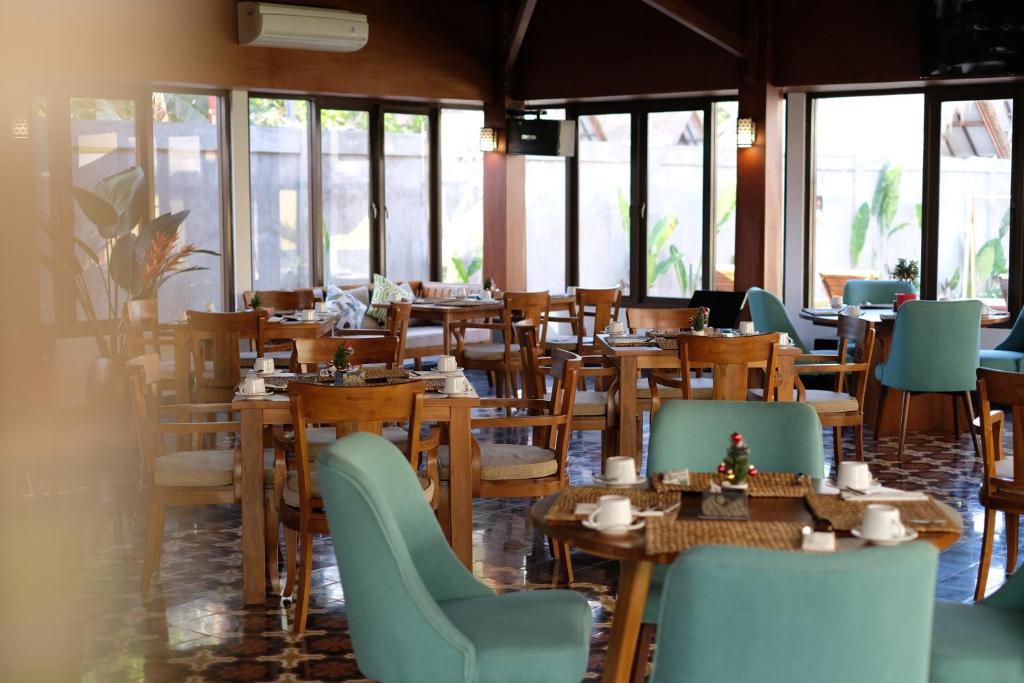 Restaurace v ubytování Sima Hotel Kuta Lombok