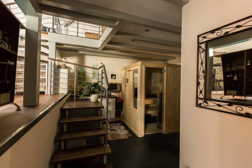 Kuchyň nebo kuchyňský kout v ubytování Tauber Relax Loft