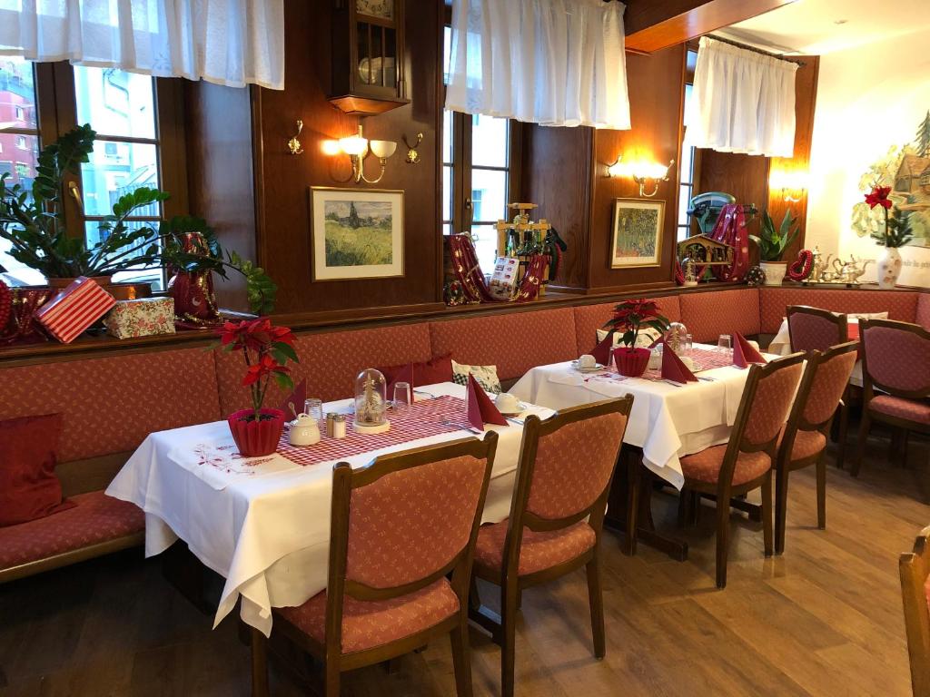 Restaurace v ubytování Hotel Rose Heidelberg inklusive Frühstück & Saunanutzung