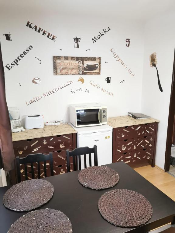 Kuchnia lub aneks kuchenny w obiekcie Apartmán Romance
