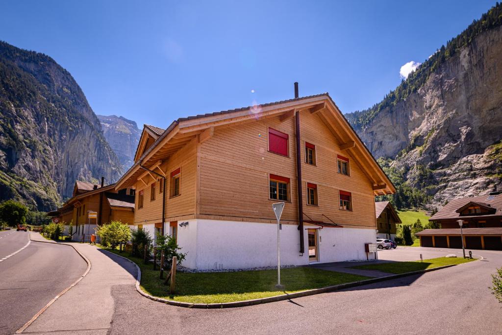 Nespecifikovaný výhled na hory nebo výhled na hory při pohledu z apartmánu