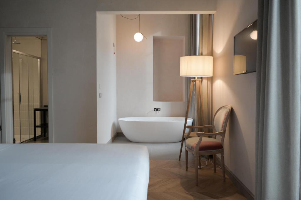 Koupelna v ubytování Opera35 Boutique Hotel