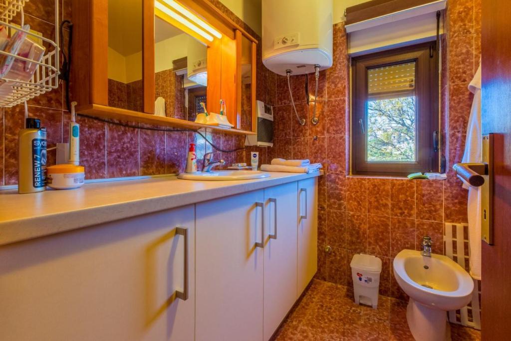 Koupelna v ubytování VILLA VANNA