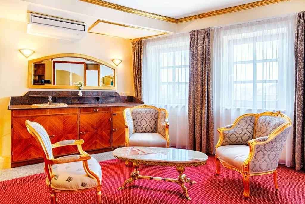 Posezení v ubytování Hotel Hoffmeister