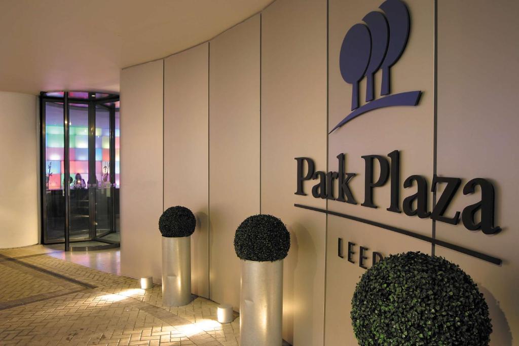 a building with a park pizza sign on the wall at Park Plaza Leeds in Leeds