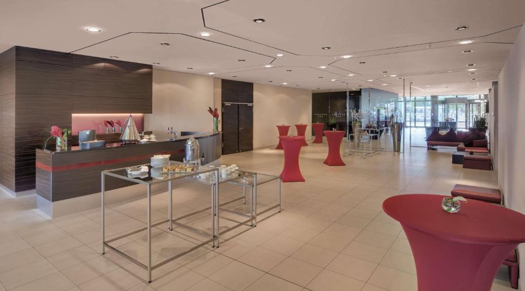 Posezení v ubytování Radisson Blu Hotel Leipzig