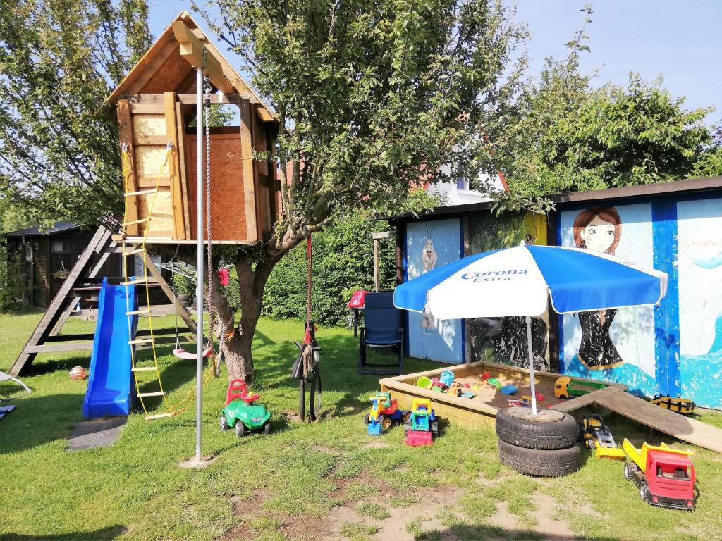 Herní místnost nebo prostor pro děti v ubytování Urlaub beim Schmied