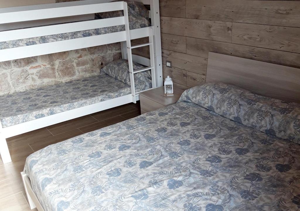 Postel nebo postele na pokoji v ubytování B&B GLI ULIVI