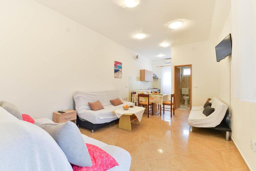 Posezení v ubytování Apartments Lavanda