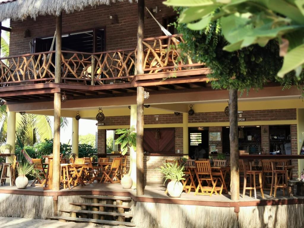 Restaurace v ubytování Pousada Lacula