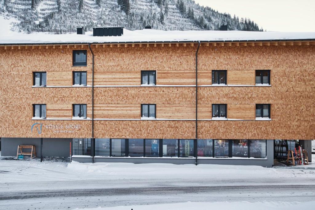 Rössle Appartements v zimě