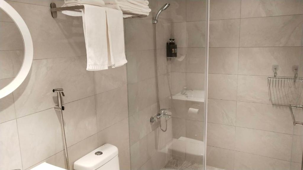 Koupelna v ubytování 駐駐逢甲 Shine Residence