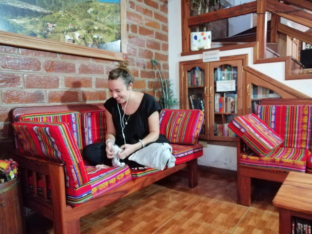 Posezení v ubytování Hostal D´Mathias