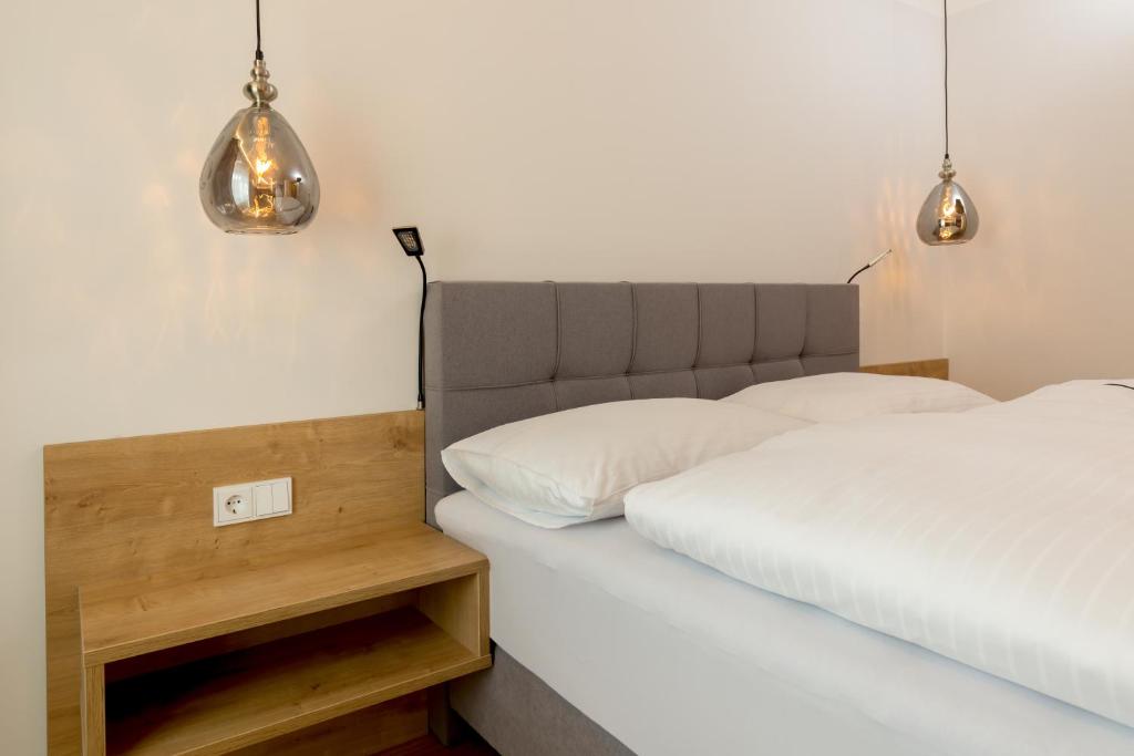 Letto o letti in una camera di Gasthof Fischer Dörnbach