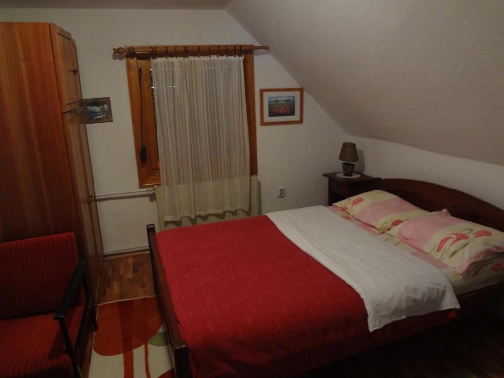 Postel nebo postele na pokoji v ubytování Guest House Milena