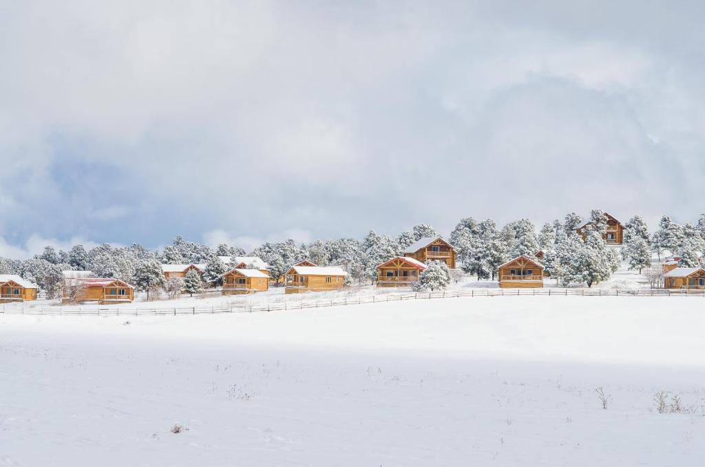 Zion Mountain Ranch v zimě