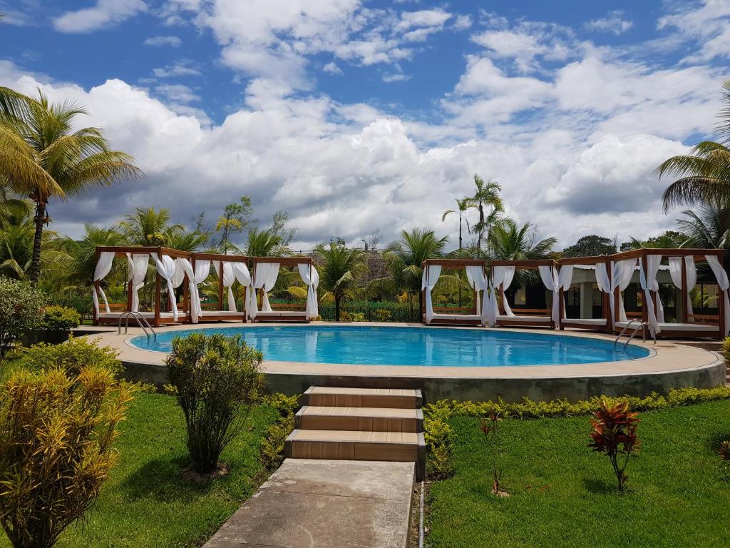 Bazén v ubytování El Sauce Resort - Hotel Asociado Casa Andina nebo v jeho okolí