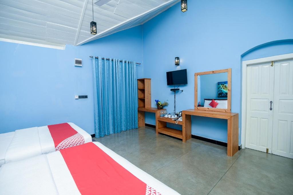 Postel nebo postele na pokoji v ubytování Man Mountain Villa