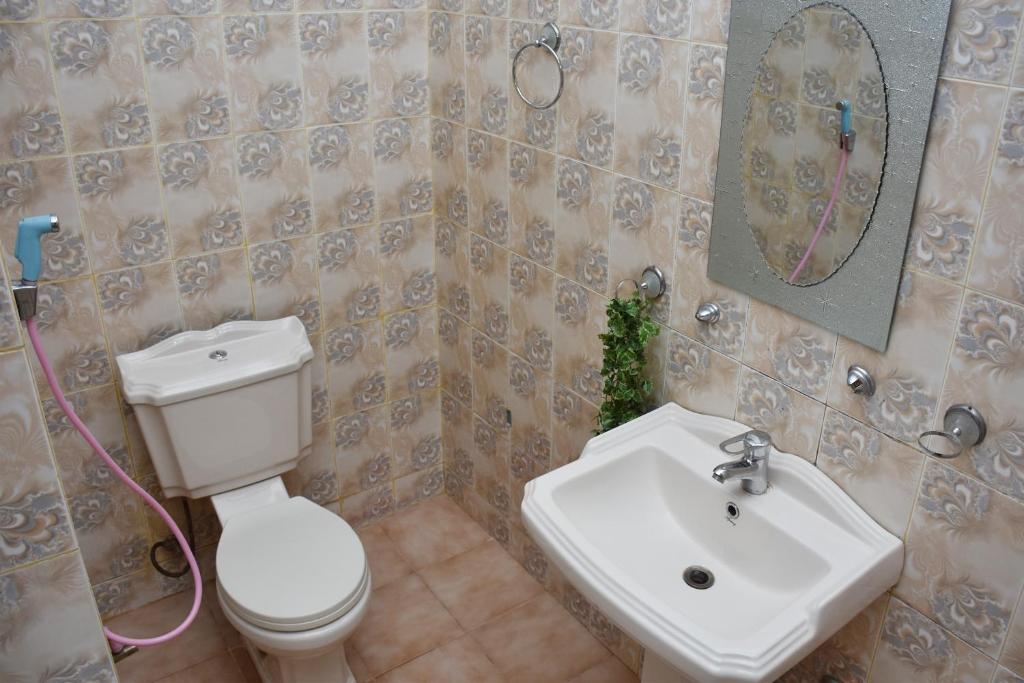 Vannituba majutusasutuses Roshan Guest House