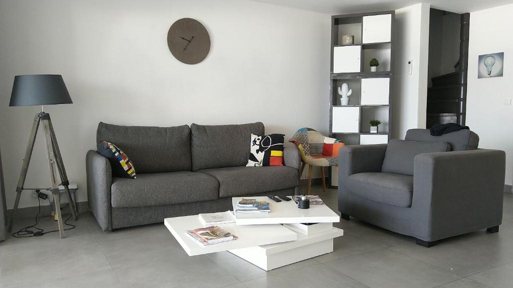 Posezení v ubytování Friendly Beach House