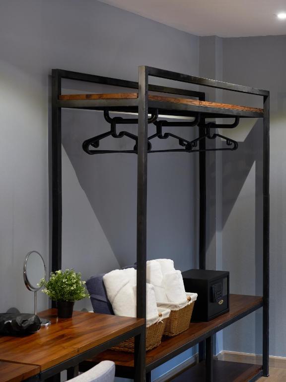 Postel nebo postele na pokoji v ubytování P2 Wood Loft