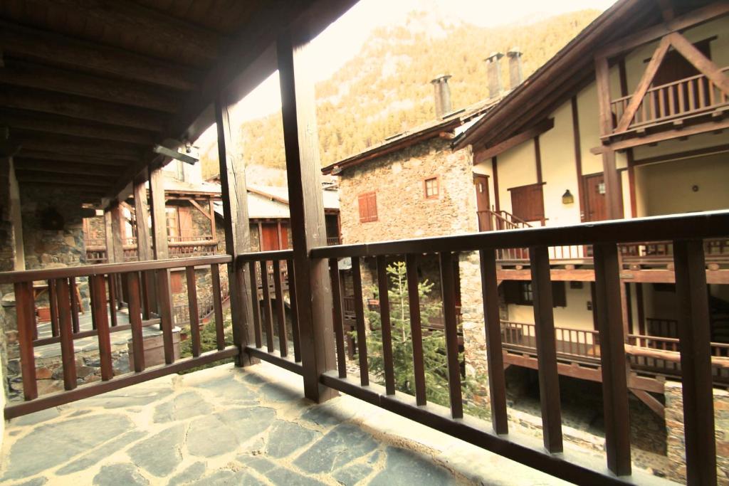 Balkón nebo terasa v ubytování C3 Bordes d'Arinsal, Rustico con Chimenea, Arinsal, Zona Vallnord