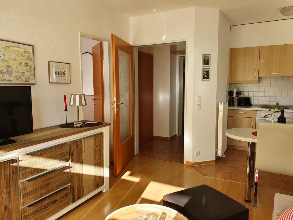 Kuchyň nebo kuchyňský kout v ubytování Haus am Grömitzer Deich