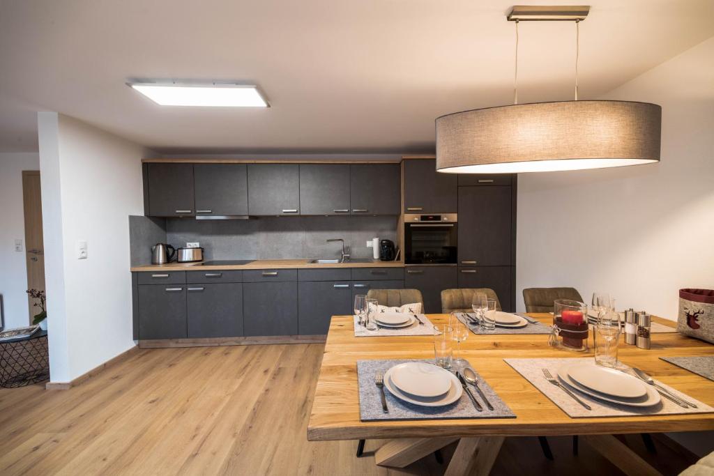 Kuchyňa alebo kuchynka v ubytovaní Mayerl's Kaiserappartement