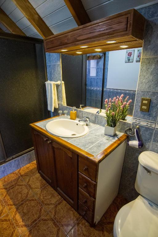 Koupelna v ubytování B&B HMüller
