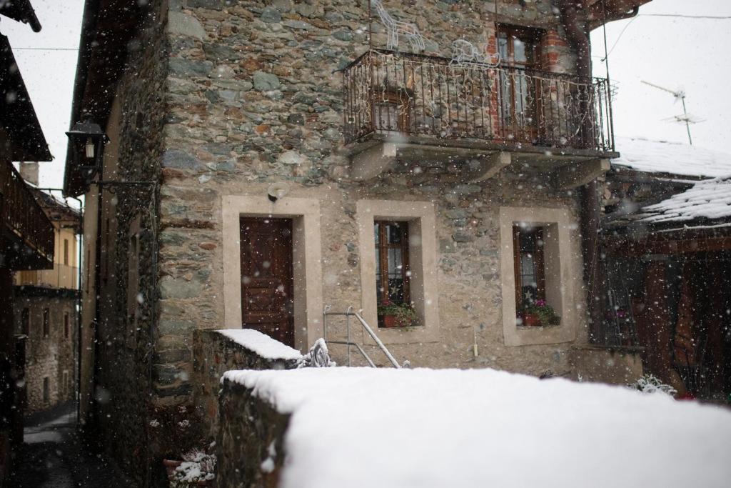 La Maison Des Vignerons Chambres D'Hotes B&B v zimě