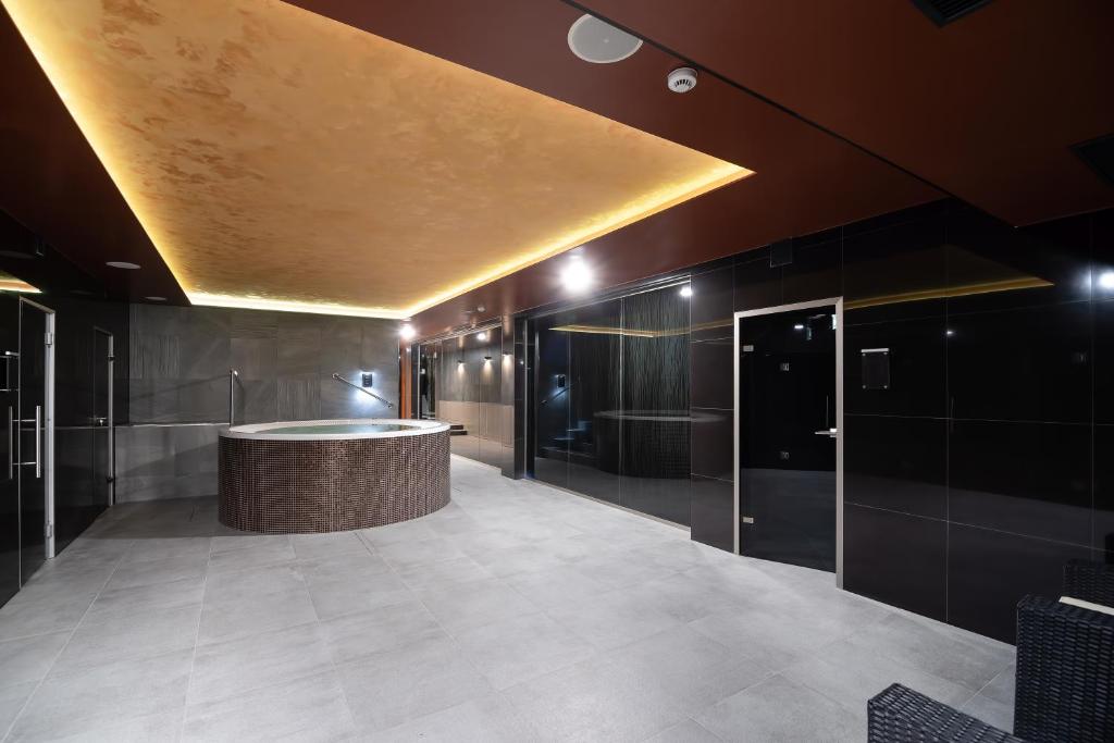A bathroom at Apartment Luna Hrebienok C109