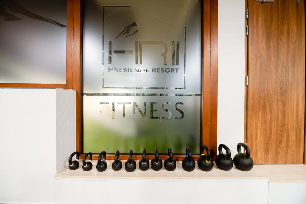 Posilňovňa alebo fitness centrum v ubytovaní Apartment Luna Hrebienok C108