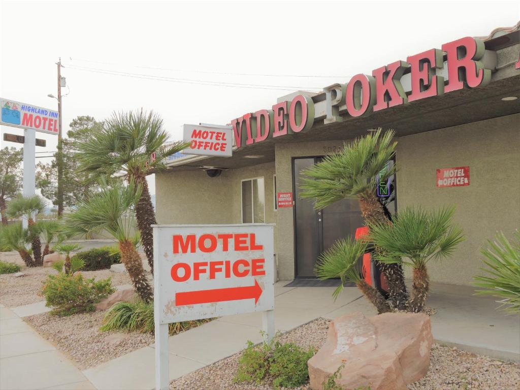 Certifikát, hodnocení, plakát nebo jiný dokument vystavený v ubytování Highland Inn Las Vegas