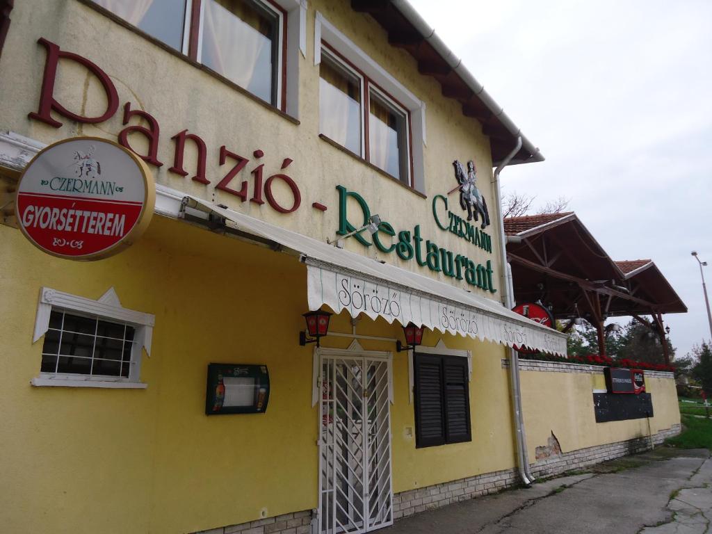 Certifikát, hodnocení, plakát nebo jiný dokument vystavený v ubytování Czermann Panzió és Étterem