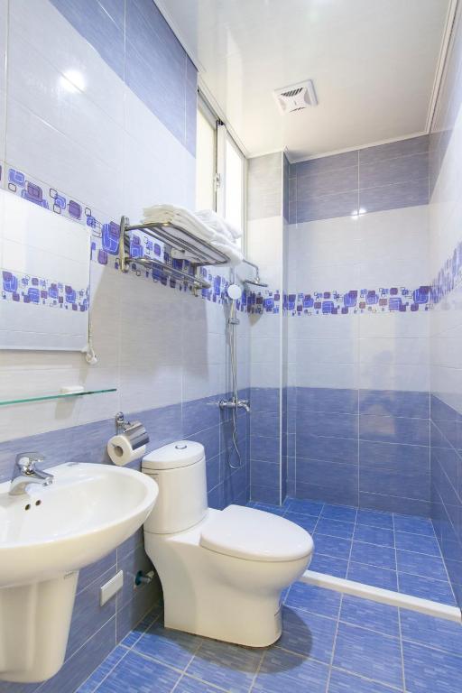 Koupelna v ubytování Mu Yu B&B