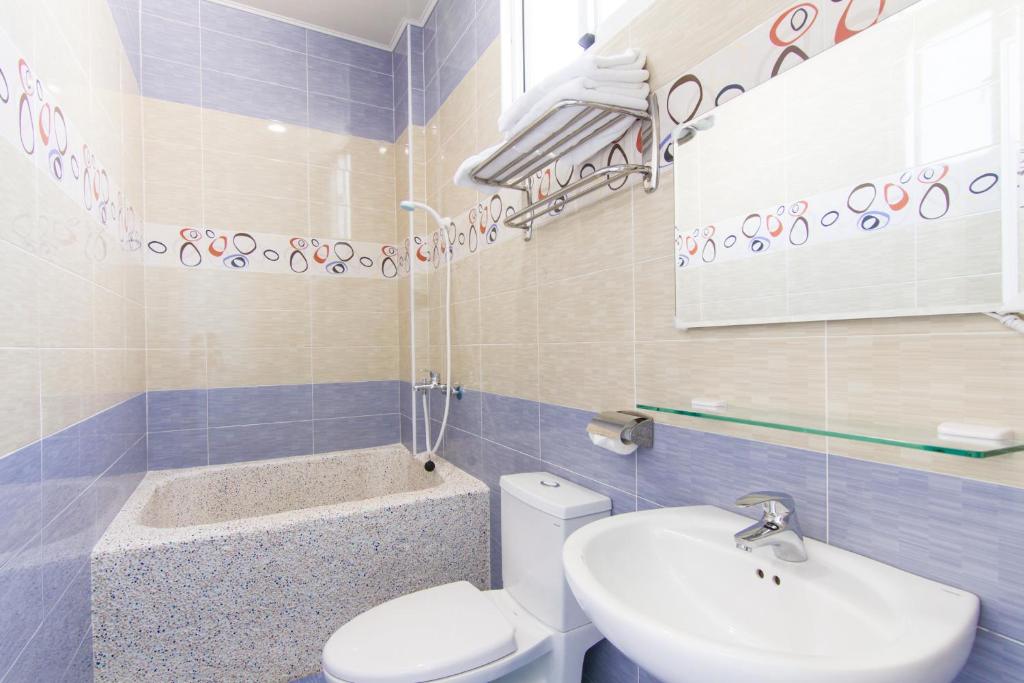 Koupelna v ubytování Mu Yu B&B
