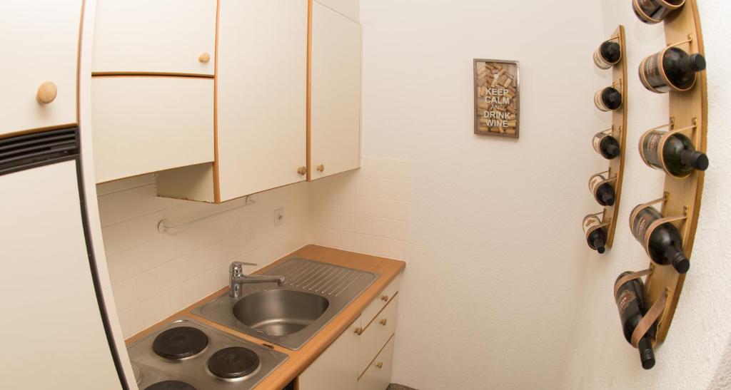 Kuchyň nebo kuchyňský kout v ubytování O 68 Haus Bel Air