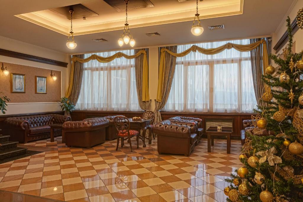 Posezení v ubytování Drustar Hotel