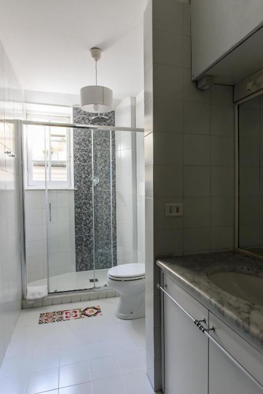 Koupelna v ubytování B&B Piccoli Leoni
