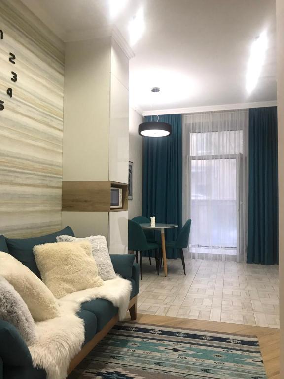 Posezení v ubytování Lviv Apartments
