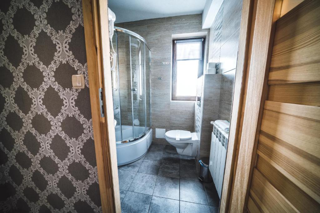 Kúpeľňa v ubytovaní Pokoje i Apartamenty Nad Potokiem