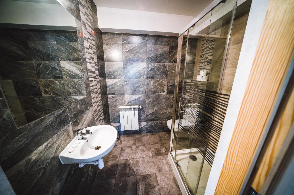 Kúpeľňa v ubytovaní Pokoje i Apartamenty Nad Potokiem