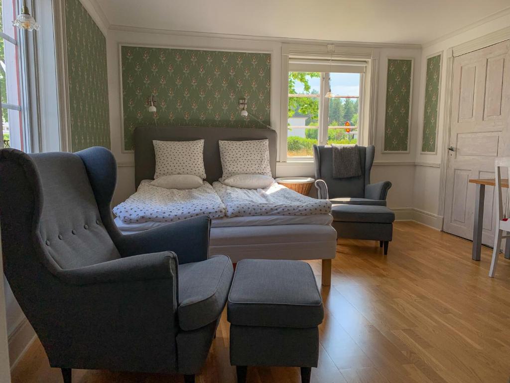 Posezení v ubytování Mamma Carinas Pensionat B&B