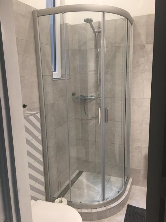 Kúpeľňa v ubytovaní Kálmán Apartman