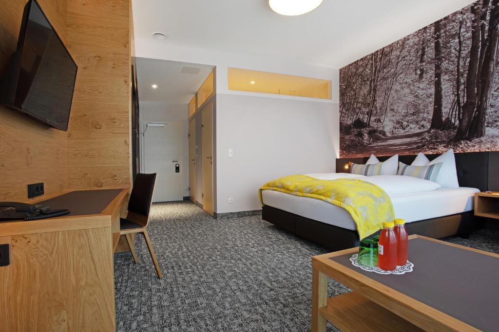 TV a/nebo společenská místnost v ubytování Hotel Hausschachen