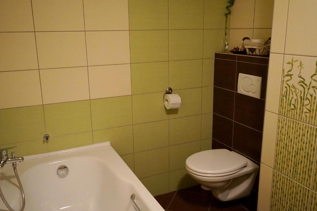 Koupelna v ubytování Apartment Boroví