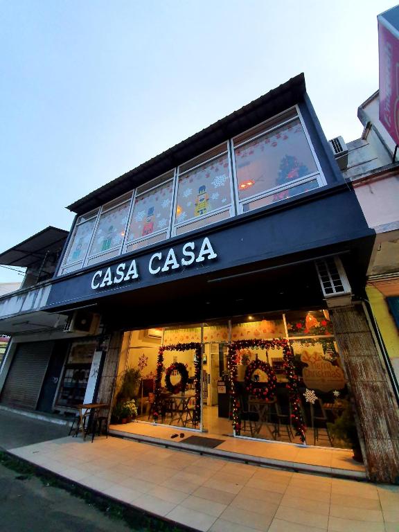 a casa casa store on a city street at Casa Casa in Semporna