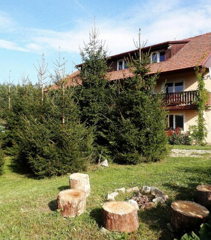 Zahrada ubytování Apartment Boroví