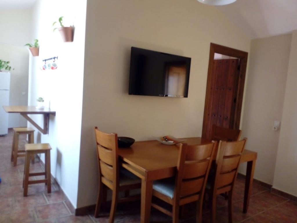TV a/nebo společenská místnost v ubytování Apartamentos Virgen de Villaverde