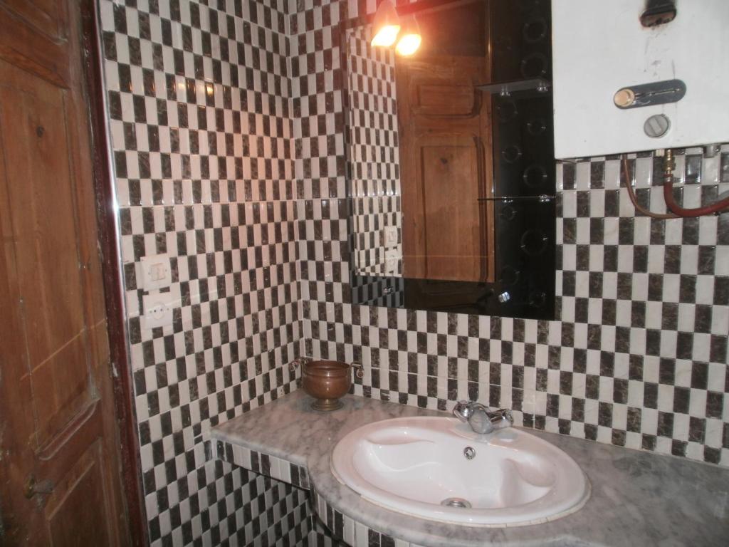 Koupelna v ubytování Chez L'habitant Boueden